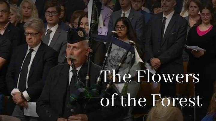 Bagpiper plays the Lament, "The Flowers of the For...