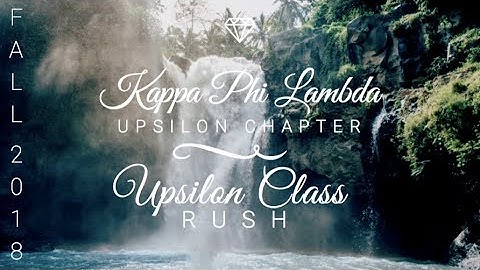 ALBANY KAPPAS FALL 2018 | Upsilon class