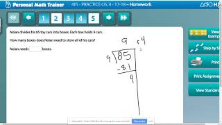 go math - 4th grade - chapter 4 math test - questions 1-11