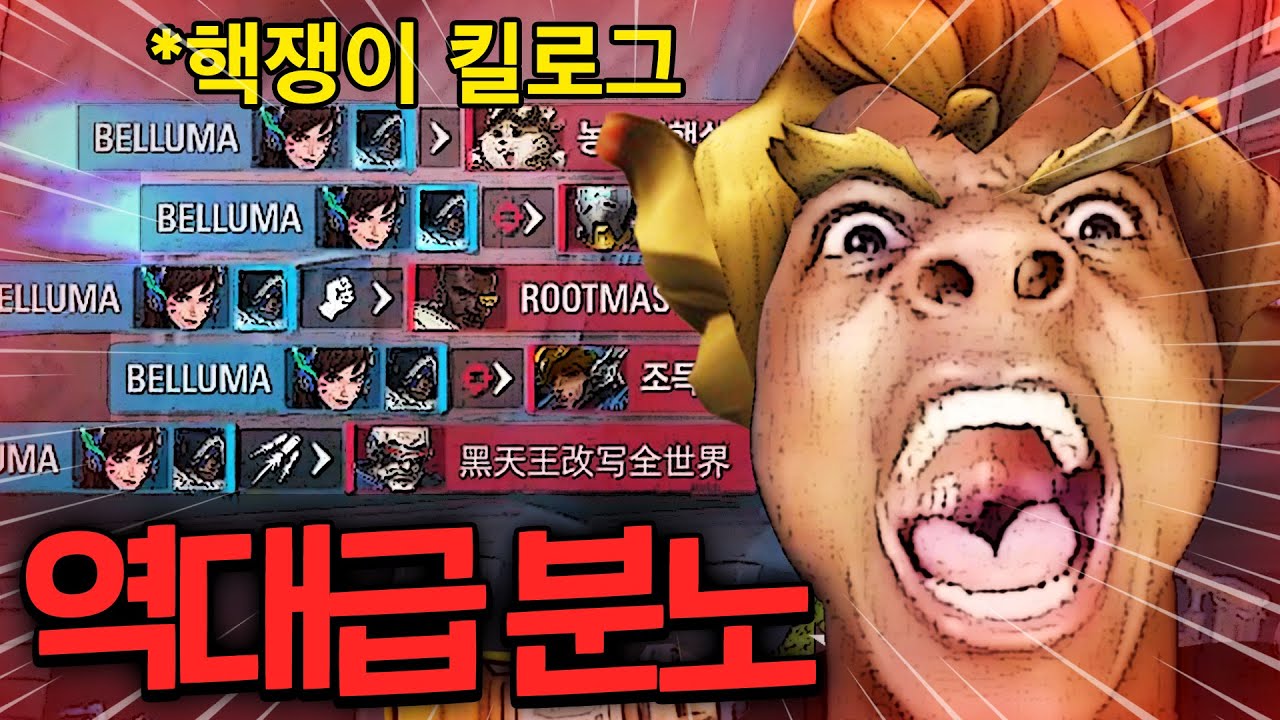 오버워치 핵쟁이 때문에 싸우다가 결국 극대노해버렸습니다