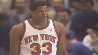 Patrick Ewing Triple Double 28pts 15rebs 11asts vs Hornets (1996)