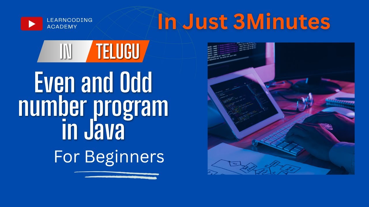 Java Even and Odd Program in Telugu | Java Basics Tutorial for ...