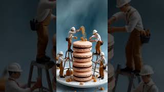 Tiny Workers, Giant Biscuits – Mind-Blowing Detail! 👀🍪