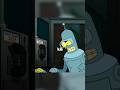 Robot from the future ended up in the past 🤣 #futurama#funny#classiccartoons #shorts