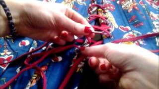 How To Lace Your Corset in the Inverted Bunny Ears Method
