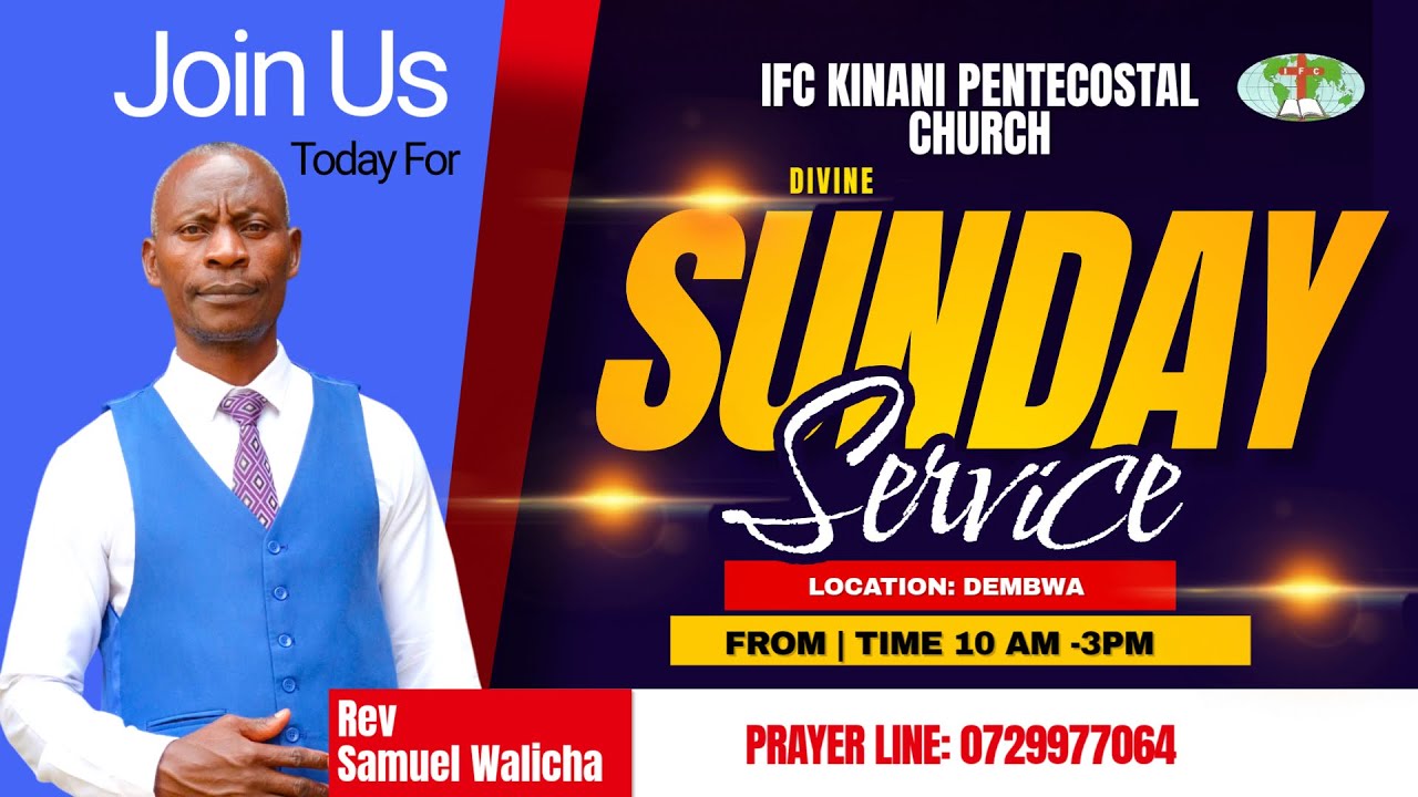 JOIN US FOR A DIVINE SUNDAY PRAYER PRAYER SERVICE  LIVE,TAITA TAVETA COUNTY,DEMBWA