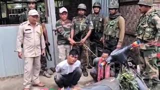 Indian army and police 😁😁 arrested Manipur drug Dilar 👌🏻👍🏻👍🏻👍🏻