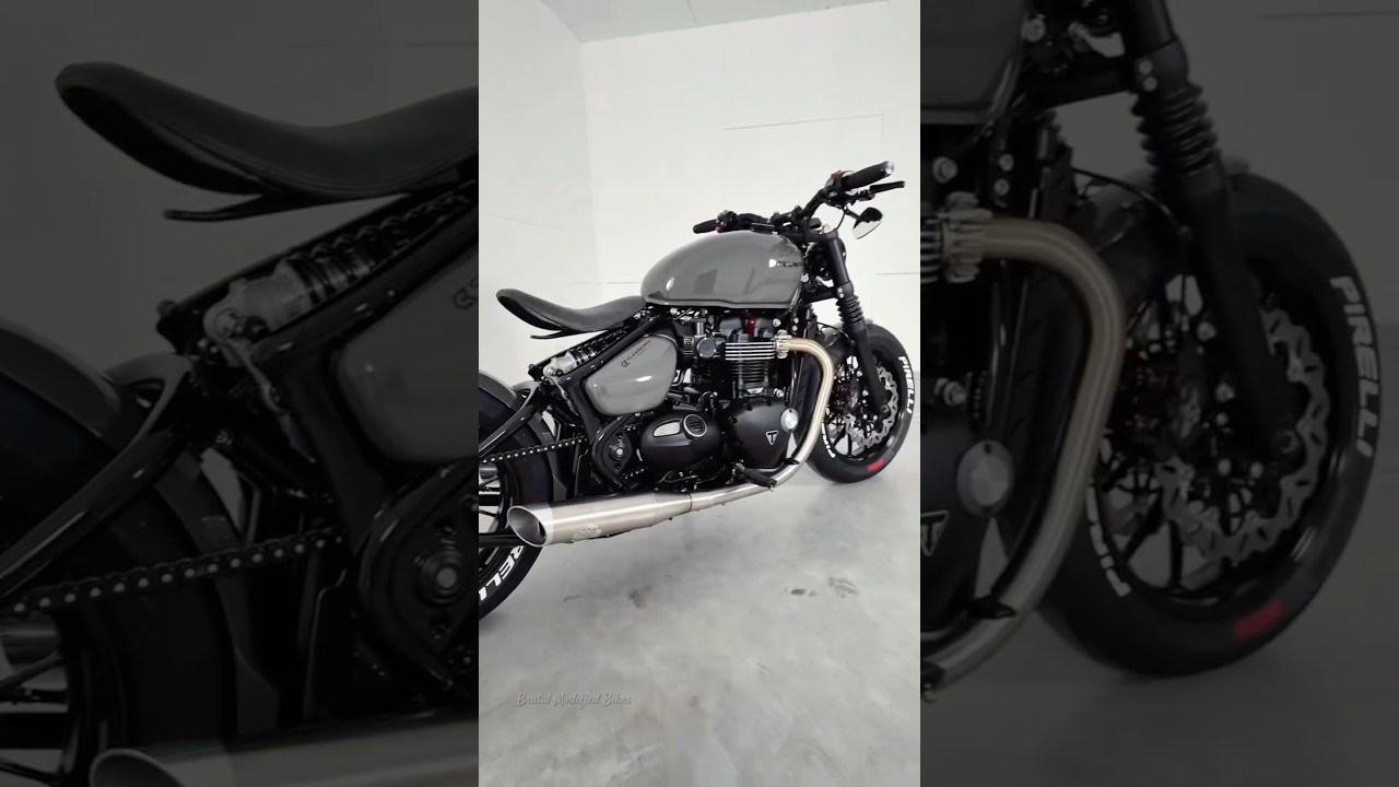 Race Bobber 2.0 Triumph Bonneville Bobber Custom Build #triumph #triumphbobber #triumphbonneville