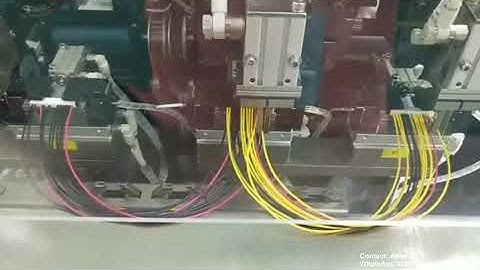 3 ends crimping stations 2 sides connector housing insertion Automatic HOUSING lnsertion Machine