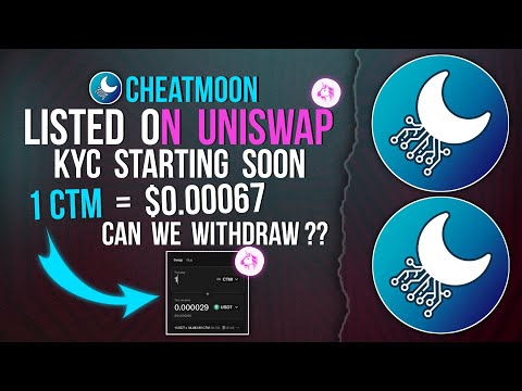   CHEATMOON LISTED ON UNISWAP Cheatmoon Cheatmoon5954