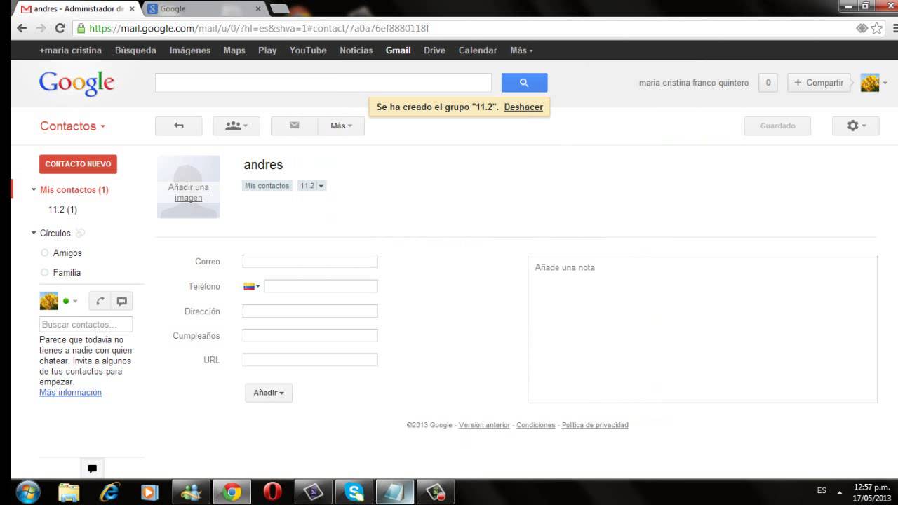 como crear un grupo en gmail 11.2 YouTube como crear un grupo en gmail 11.2 YouTube