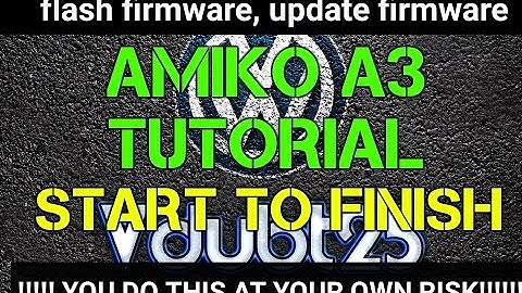 [ How-To ] Amiko A3 - start to finish