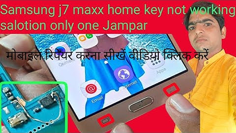 🙏Samsung j7 max home key not working salotion #video✅👍🌹🌹