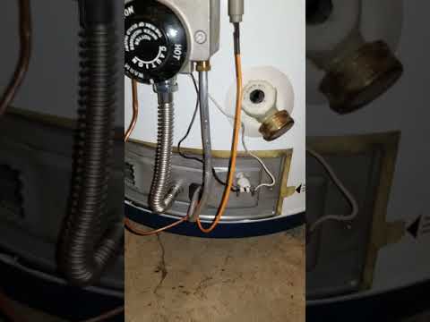 water heater pilot light will not stay lit - YouTube