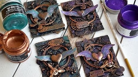 Mixed Media ATC- Cards- Tutorial- Mixed Media Place