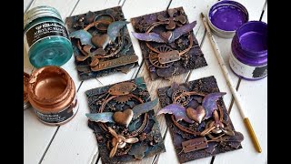 Mixed Media ATC- Cards- Tutorial- Mixed Media Place