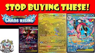 STOP Buying Chaos Rising Special Illustration Rare, Gold & Secret Rare Cards! (Pokémon TCG News)