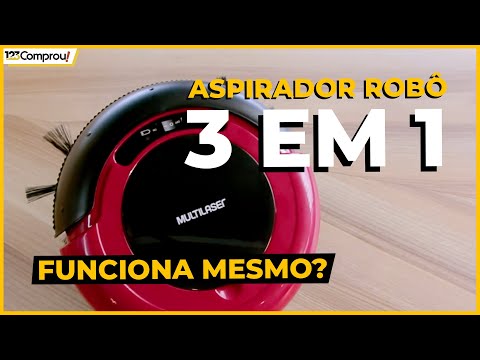 ASPIRADOR ROBÔ MULTILASER 3 EM 1, FUNCIONA DE VERDADE?