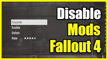 How to Disable MODS in Fallout 4 to earn Trophies (Easy Tutorial)