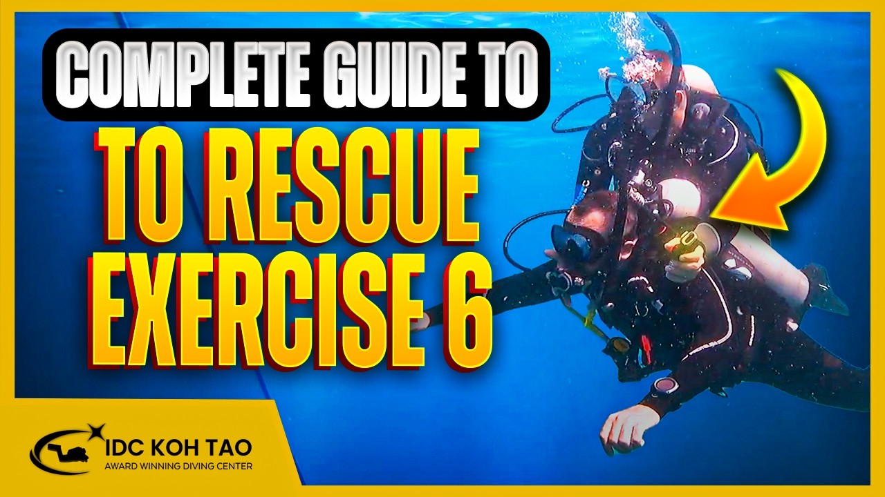 How to Teach PADI Rescue Exercise 6 Unresponsive Diver | Complete Guide 🤿
