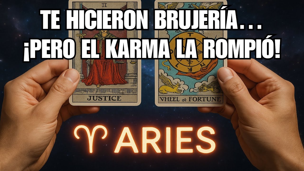 ARIES♈EL KARMA ENFERMÓ A QUIEN TE HIZO BRUJERÍA 😱🔮 JUSTICIA DIVINA LLEGÓ ✨#tarot