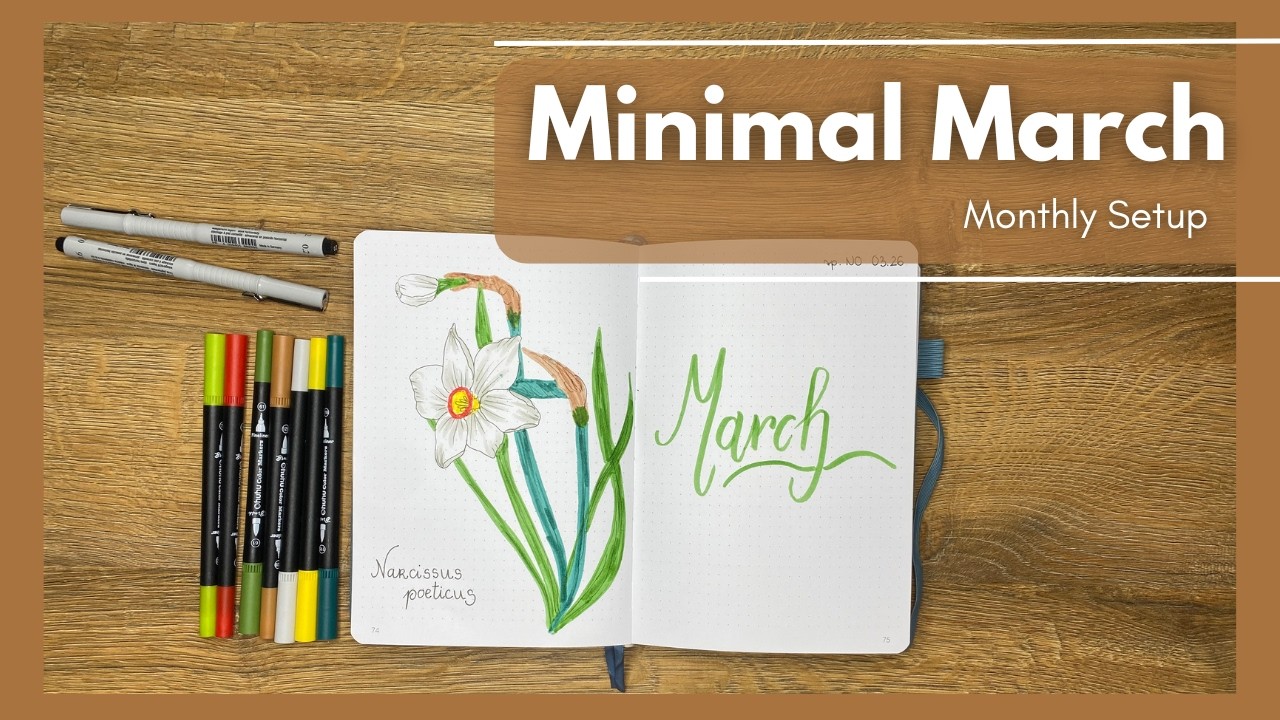 3 ежемесячных расклада всего с 5 маркерами 🌼 Мартовский расклад с нарциссами