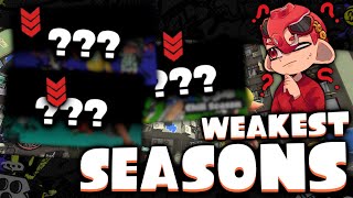 The Weakest Ones: Ranking EVERY SEASON [Splatoon 3]