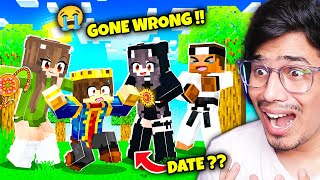 MY FIRST DATE IN MINECRAFT😰*GONE WRONG*