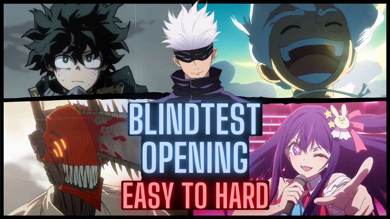 ANIME OPENING QUIZ #2 (40 OPENINGS) - BLIND TEST ANIME - BiliBili