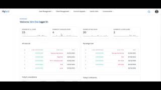 Hybrid Legal CMS for Immigration Firms - How to Login & Dashboard