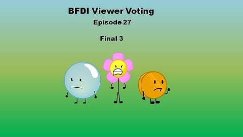 BFDI Viewer Voting 27