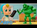 ARPO the Robot | Remote CONTROLLING BABY!!! | Funny Cartoons for Kids | Arpo and Daniel