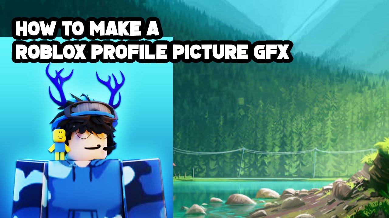 create a roblox gfx profile picture for any social media