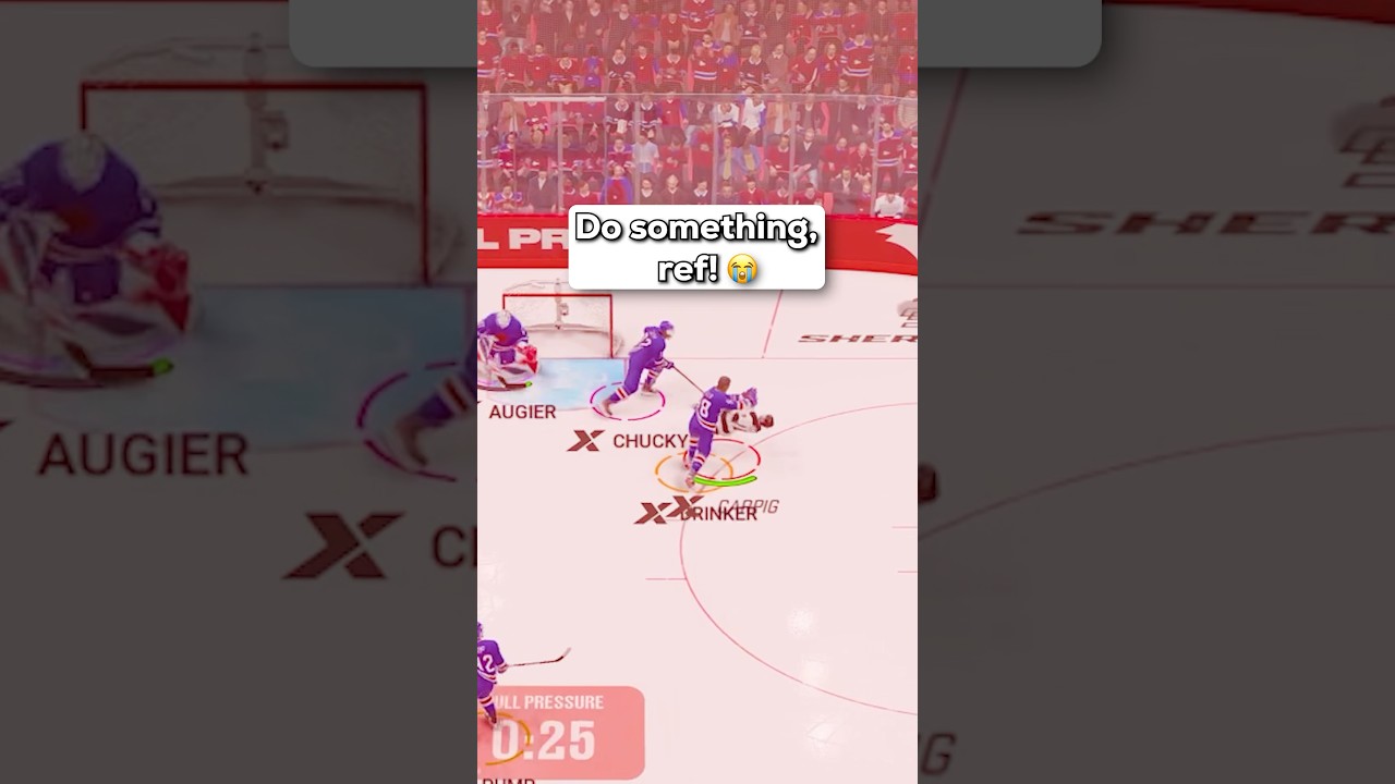 Do something, ref! #nhl26 #easports #hockey #gamingclips #gamingfunny