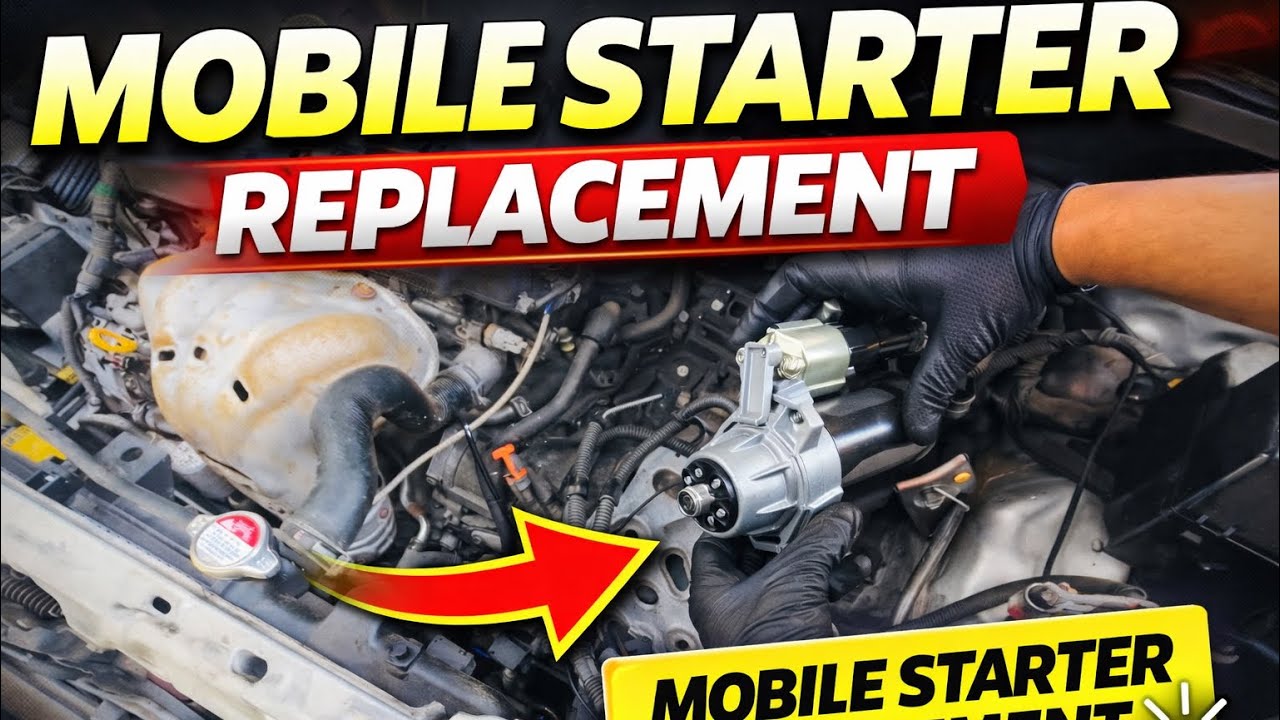 Car Won’t Start? Mobile Starter Replacement (On-Site Fix!) POV