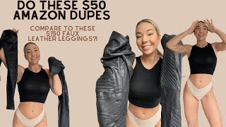 $150 Spanx vs $50 Amazon Dupes #ootd #tryonhaul