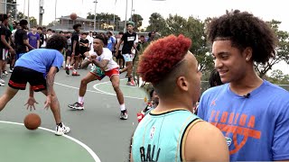 Nick Briz and Ballislife Pulled Up On Me \& WANTED SMOKE! (Mic’d Up 5v5)