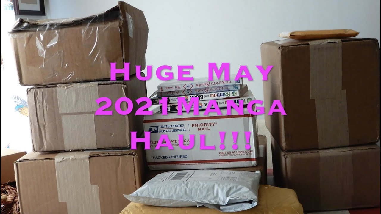 May 2021 huge 60+ volume manga haul!!! OOP/rare used + new