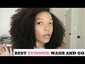 My BEST Summer Wash and Go! | EcoFriendly, New Technique, &amp; More!