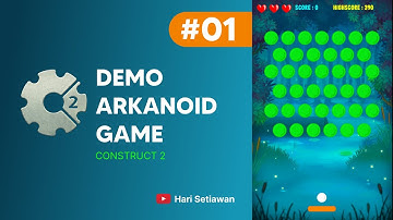 DEMO ARKANOID GAME | CONSTRUCT 2