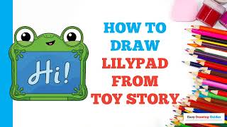 How to Draw Lilypad from Toy Story: Easy Step by Step Drawing Tutorial for Beginners