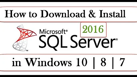 How to Download & Install Microsoft SQL Server Management Studio (SSMS) 2016 in Windows 10 | 8 | 7