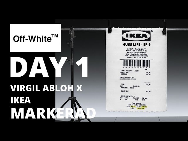 IKEA x VIRGIL ABLOH Markerad Unboxing & Review 