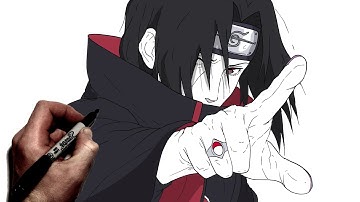 How To Draw Itachi | Step By Step | Naruto