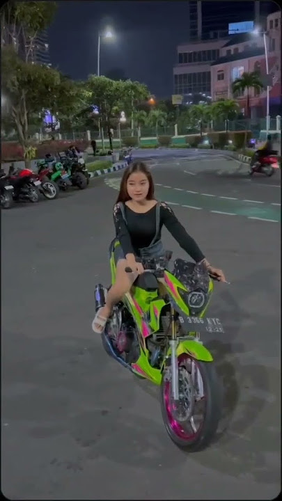 Model Cewek Cantik Modifikasi Satria Fu #modifikasimotor #satriafu