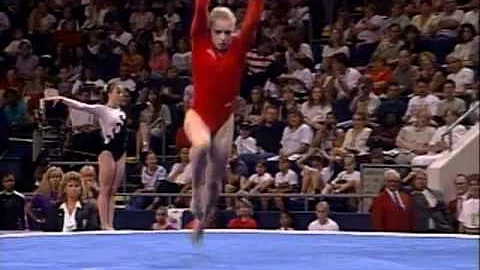 Vanessa Atler - Floor Exercise - 1998 U.S. Gymnast...