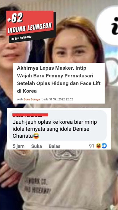 Femmy Permatasari Setelah Oplas Hidung dan Face Lift di Korea #shorts  #kabarterkini