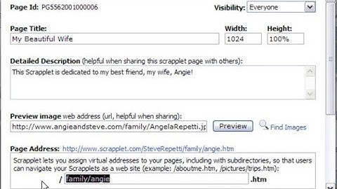 Scrapplet Virtual Website