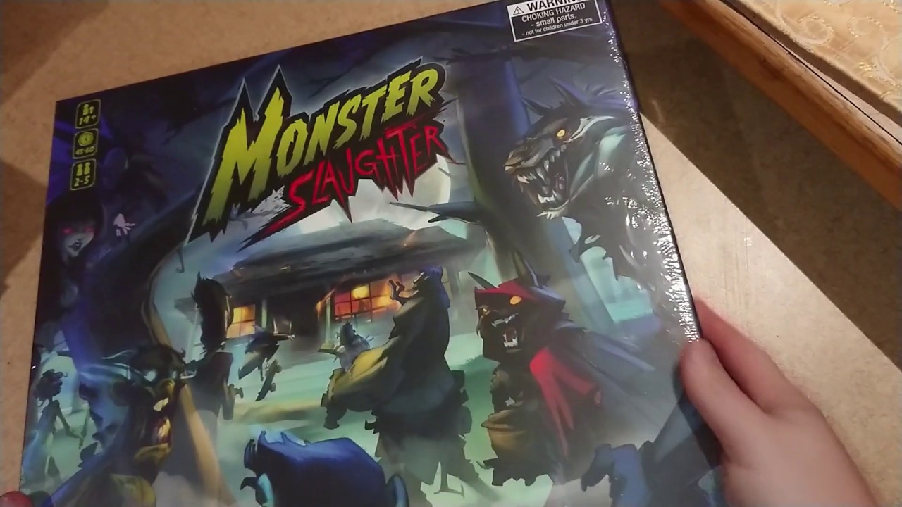 Monster Slaughter Boardgame Unboxing