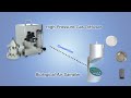 How to connect high pressure gas diffuser with biological air sampler